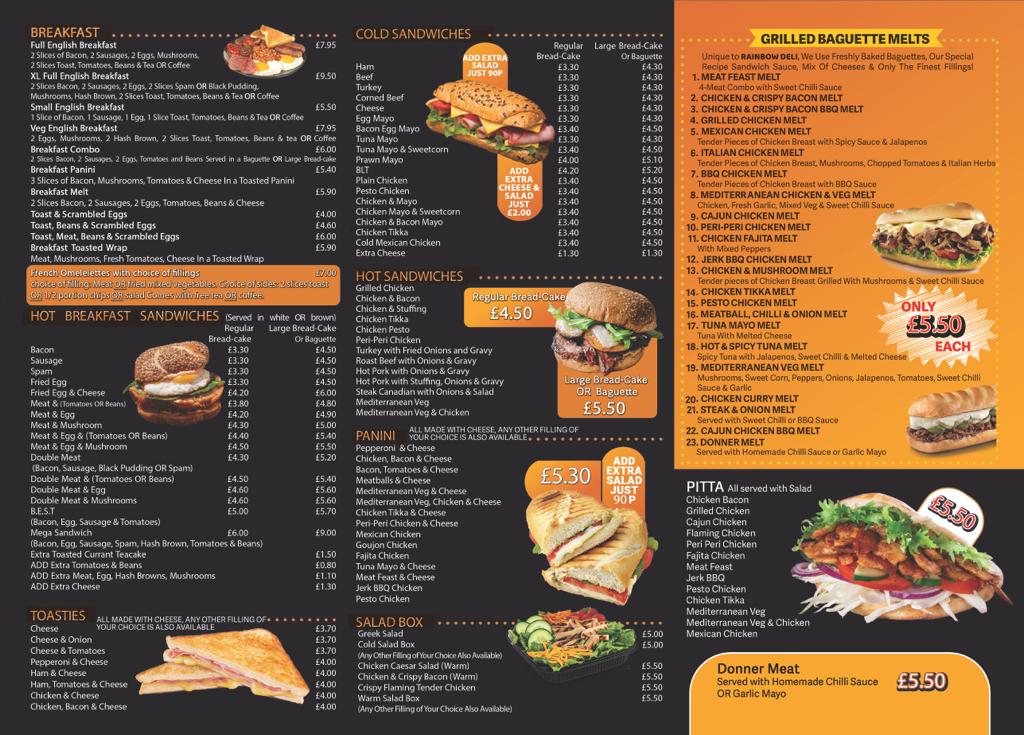 Rainbow Deli The Best Breakfast in Seacroft!